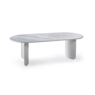 SOLE elegancki stół ze spiekiem kwarcowym i metalowymi nogami
